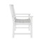 Flash Furniture Ellsworth 50 All Weather Indoor/Outdoor Recycled HDPE Bench with Contoured Seat in White LE-HMP-2035-12-WHT-GG - alternate 8